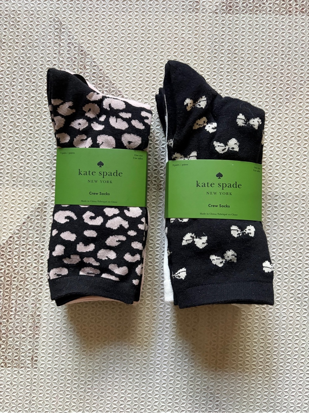 Kate Spade Crew Sock Bundle - 6 Pairs!